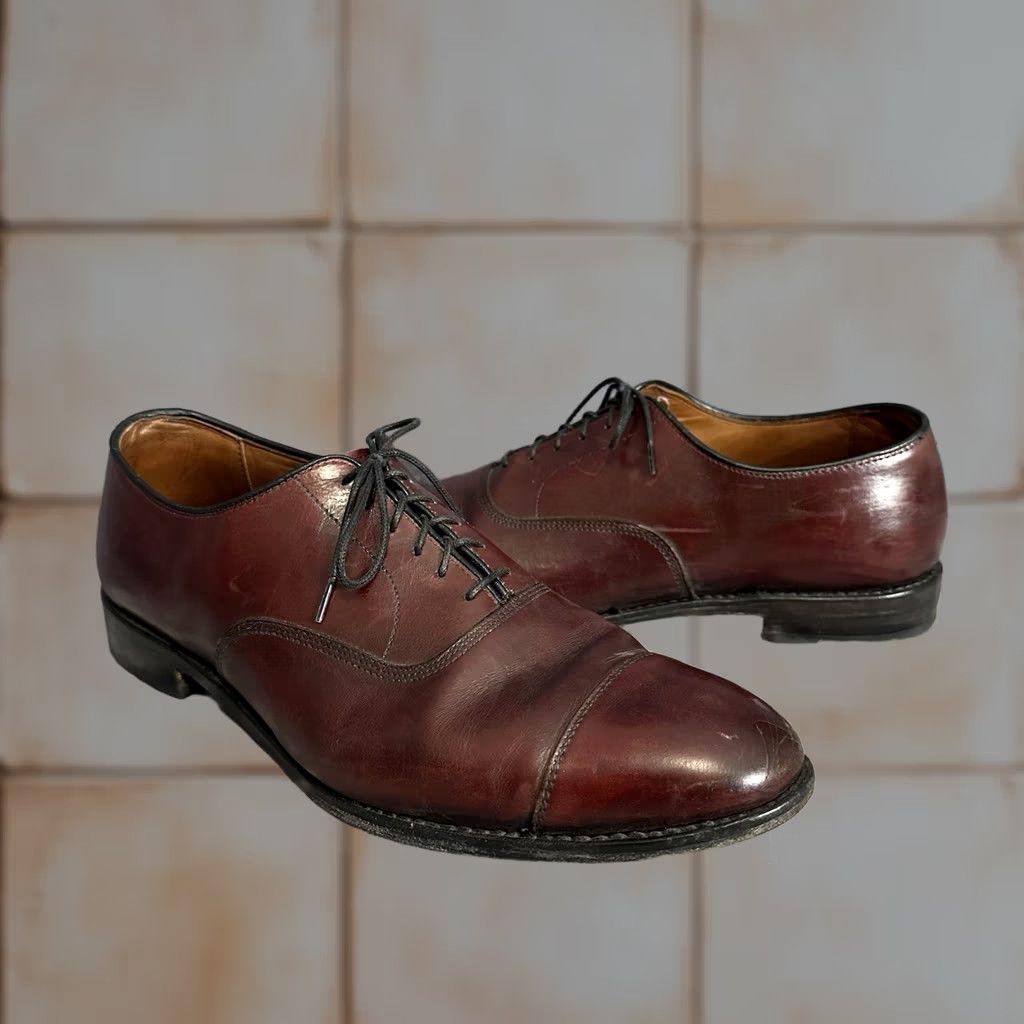 Allen Edmonds Allen Edmonds Park Avenue Dress Oxford Cap Toe Shoe Men’s 11.5 D USA Burgundy Red Size US L / EU 52-54 / 3 - 1 Thumbnail