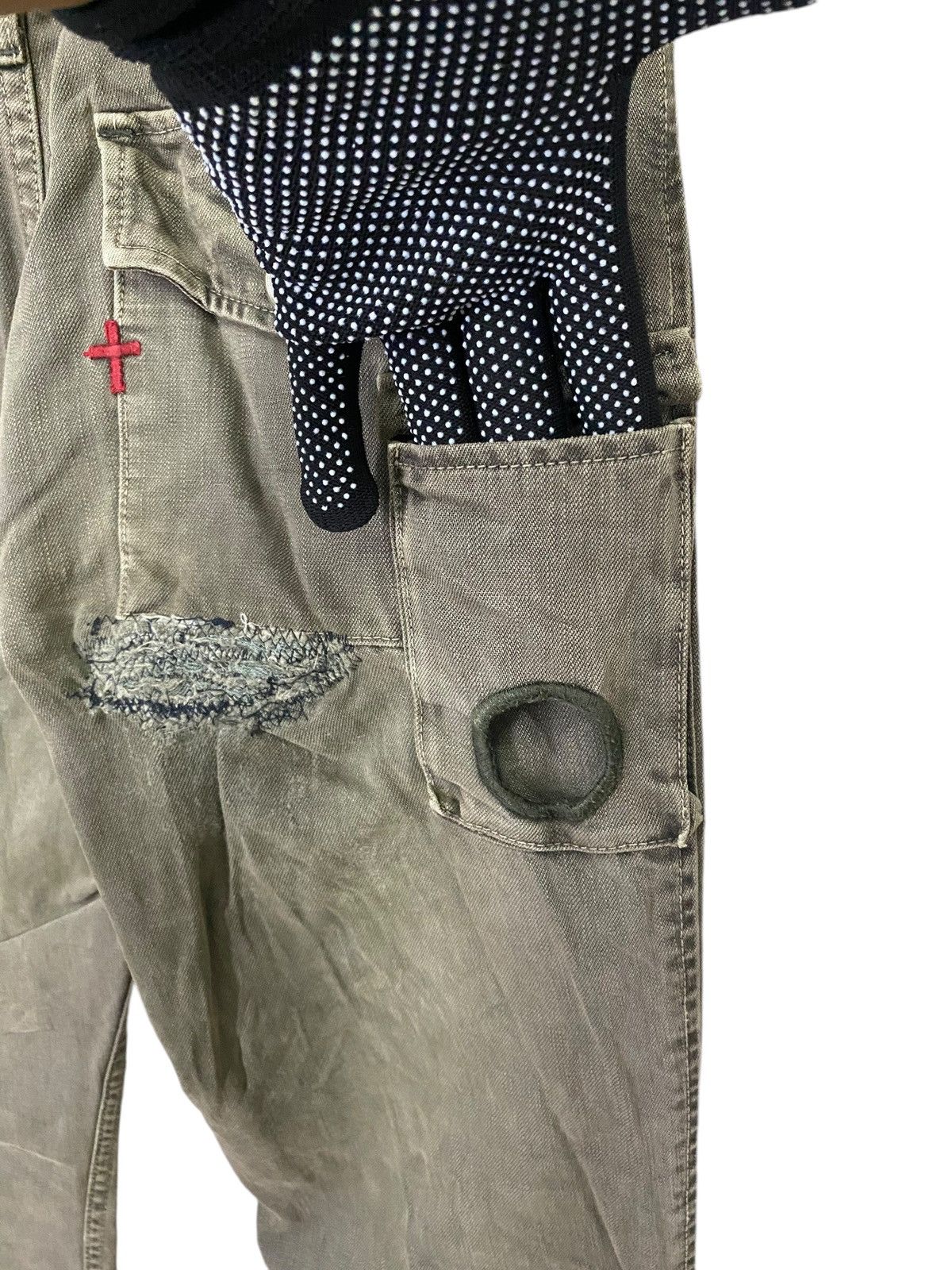 If Six Was Nine 🔥PUNK FASHION🔥Genoese flared pant multipocket distressed Size US 32 / EU 48 - 9 Thumbnail