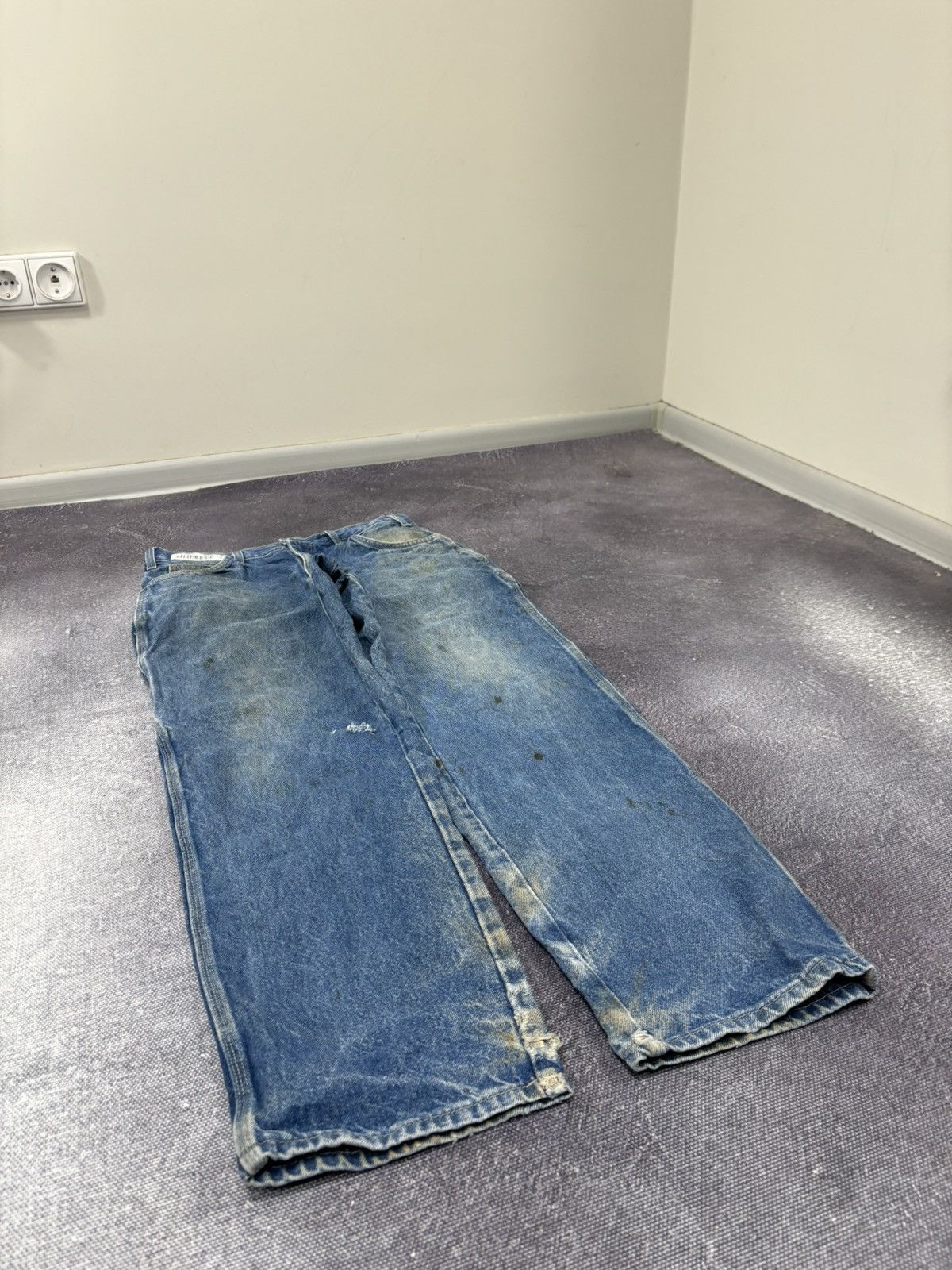 Dickies Vintage Dickies Distressed Denim USA Work Hype Baggy Jeans Size US 32 / EU 48 - 9 Thumbnail