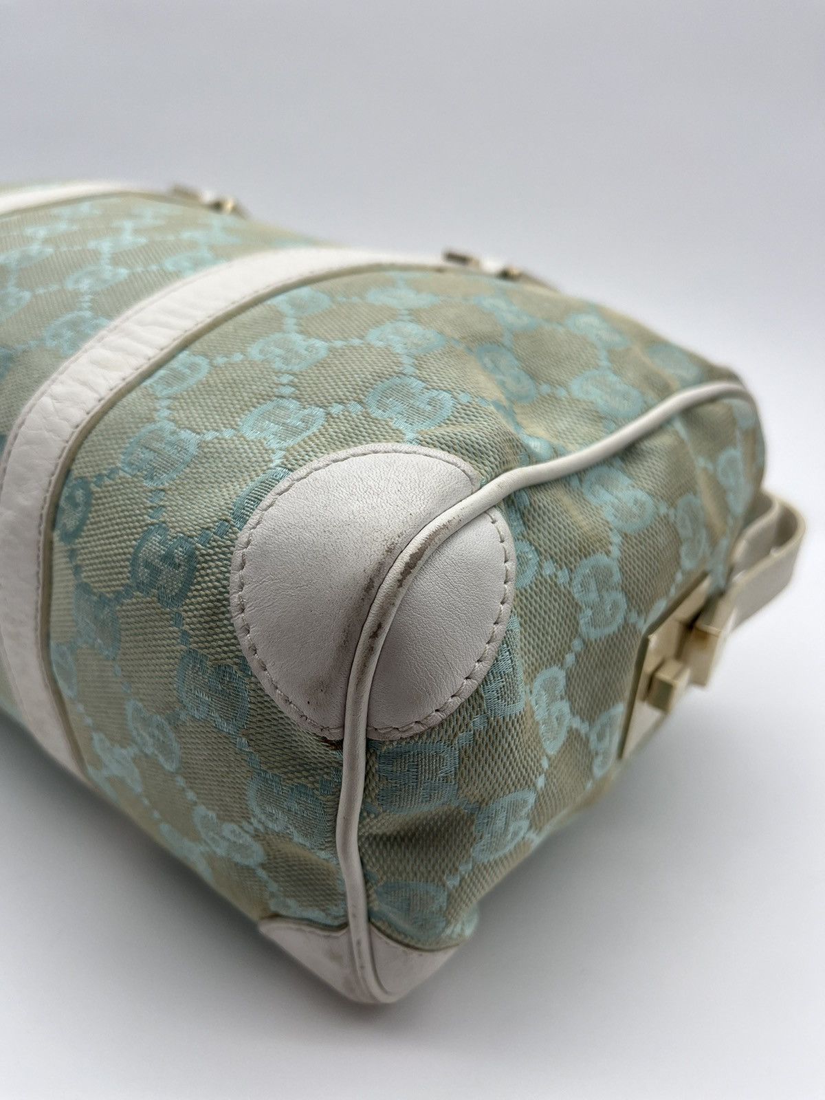 Gucci GUCCI GG Canvas Shoulder Bag Light Blue Size ONE SIZE - 13 Thumbnail
