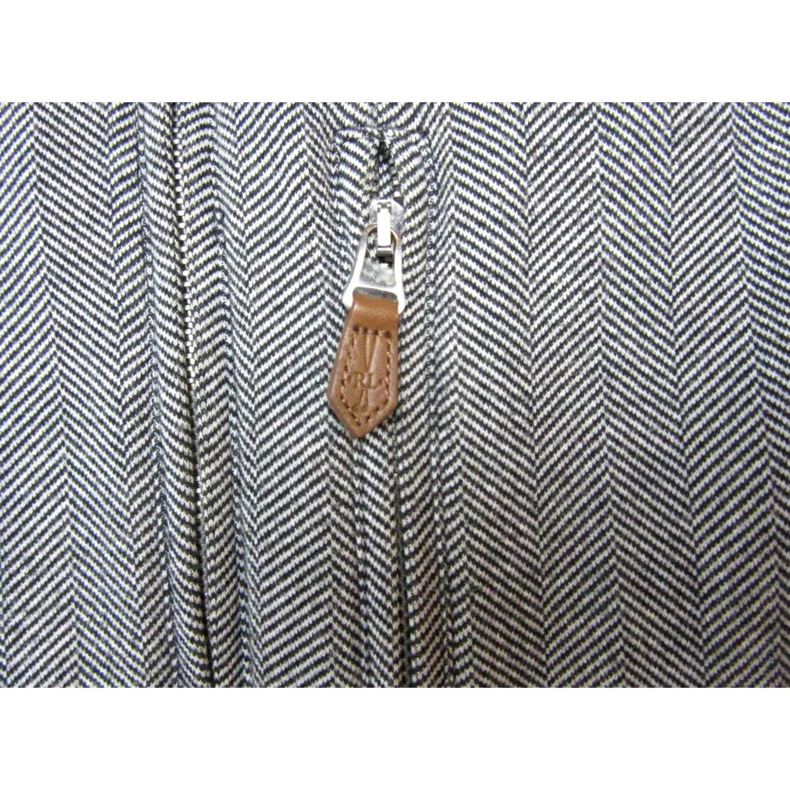 Polo Ralph Lauren Polo Golf Ralph Lauren Vest Mens Medium Gray Herringbone Knit 1/4 Quarter Zip Size US M / EU 48-50 / 2 - 5 Thumbnail