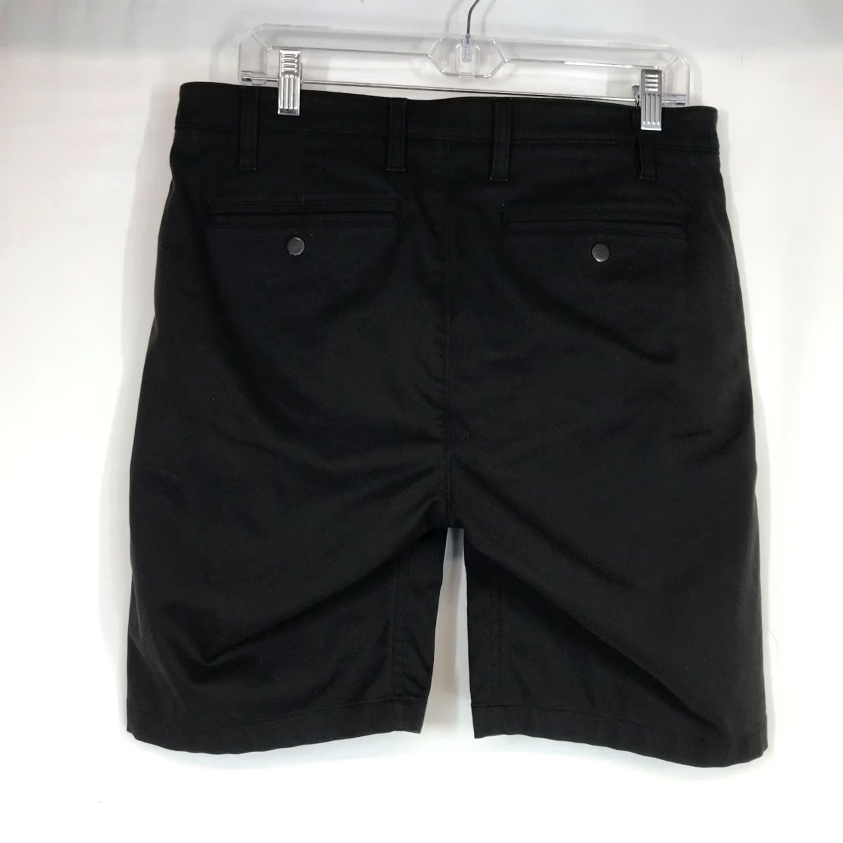 Vintage PROOF BLACK CASUAL SHORTS Mens 33 Polyester Size US 33 - 4 Thumbnail