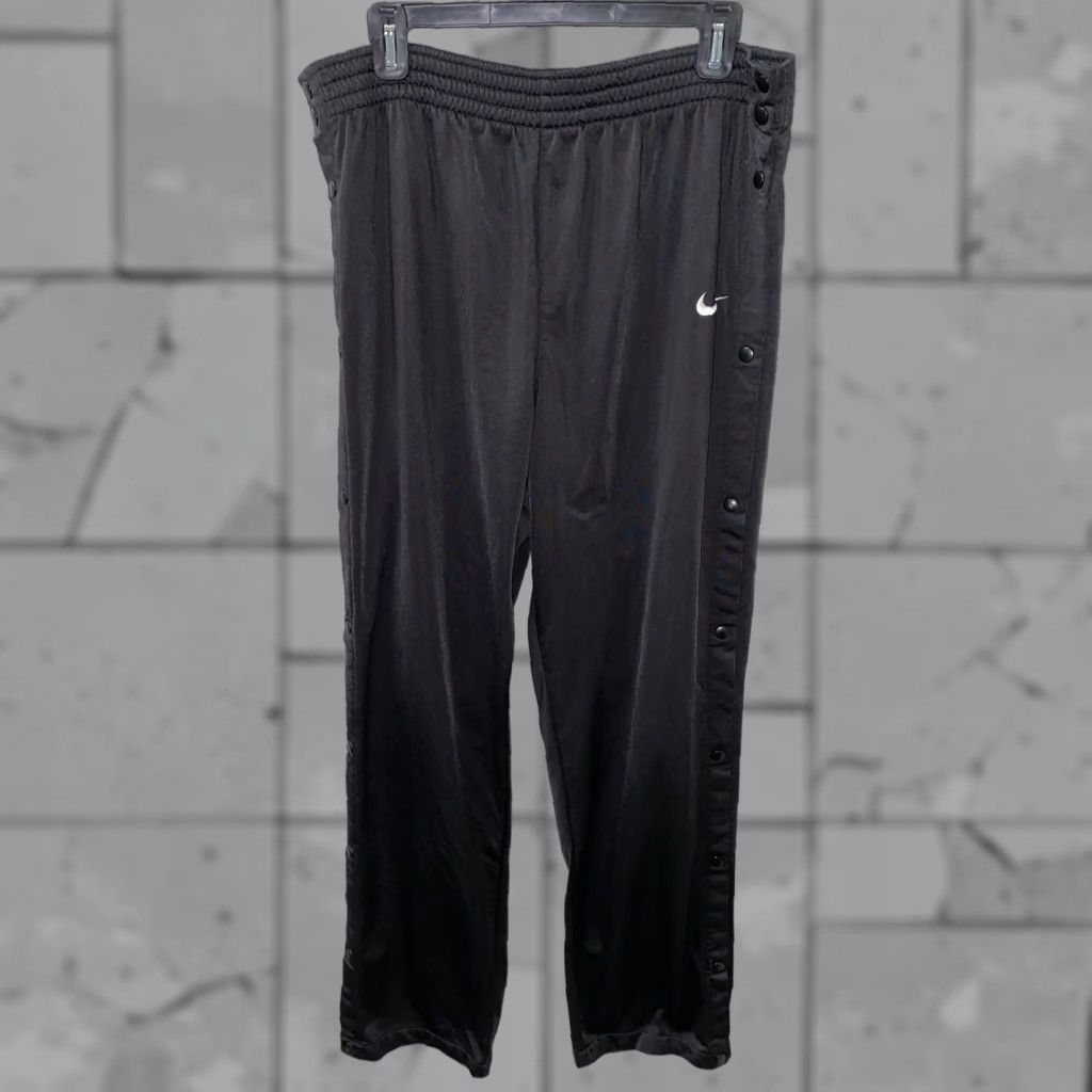 Nike Nike Mens Black Side Snap Athletic Track Pants Size XL Size US 36 / EU 52 - 1 Thumbnail