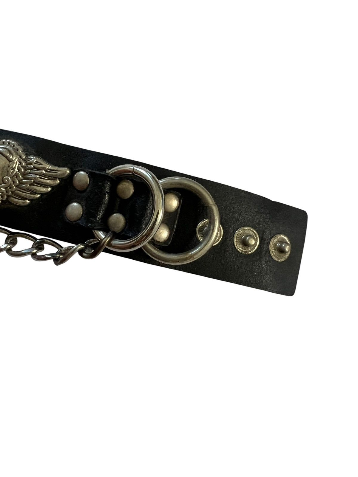 Leather × Vintage Vintage Flying Heart Leather Bracelet Size ONE SIZE - 4 Thumbnail