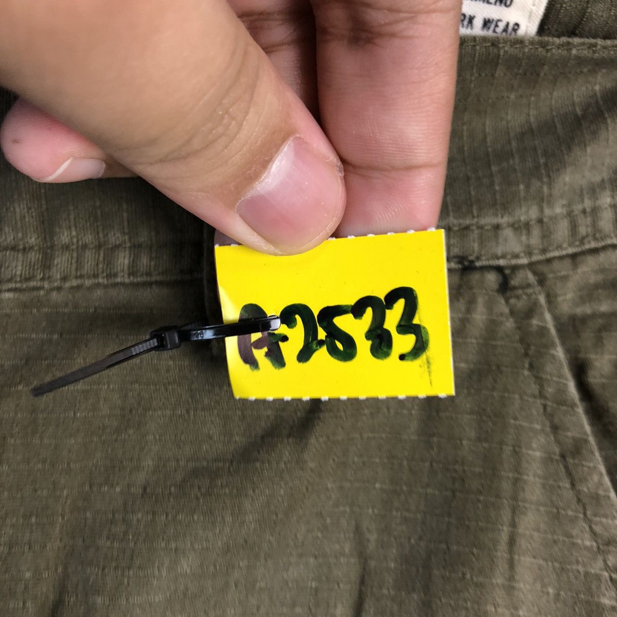 Japanese Brand Tora Green Cargo Multipocket Joggers Pants #A2533 Size US 28 / EU 44 - 14 Thumbnail