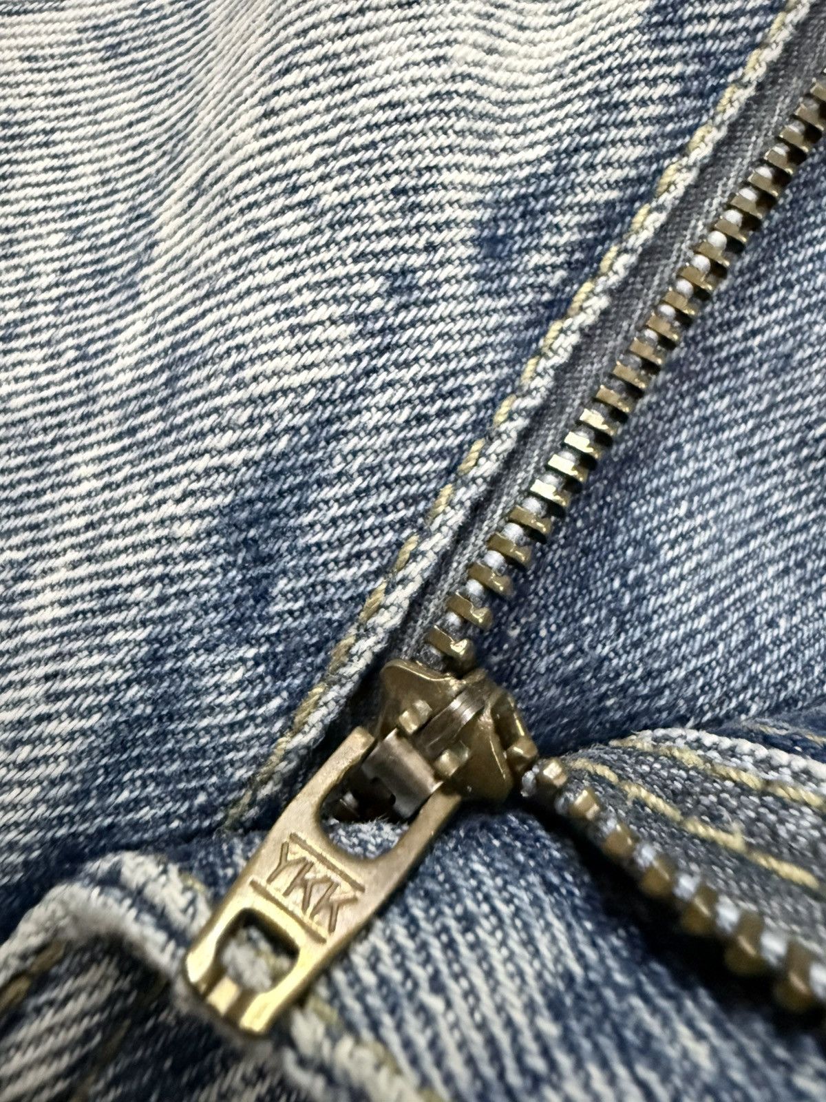 Fashion Victim Vintage 15.5oz Acid Wash Aging Faded Express Japanese Denim Size US 30 / EU 46 - 16 Thumbnail