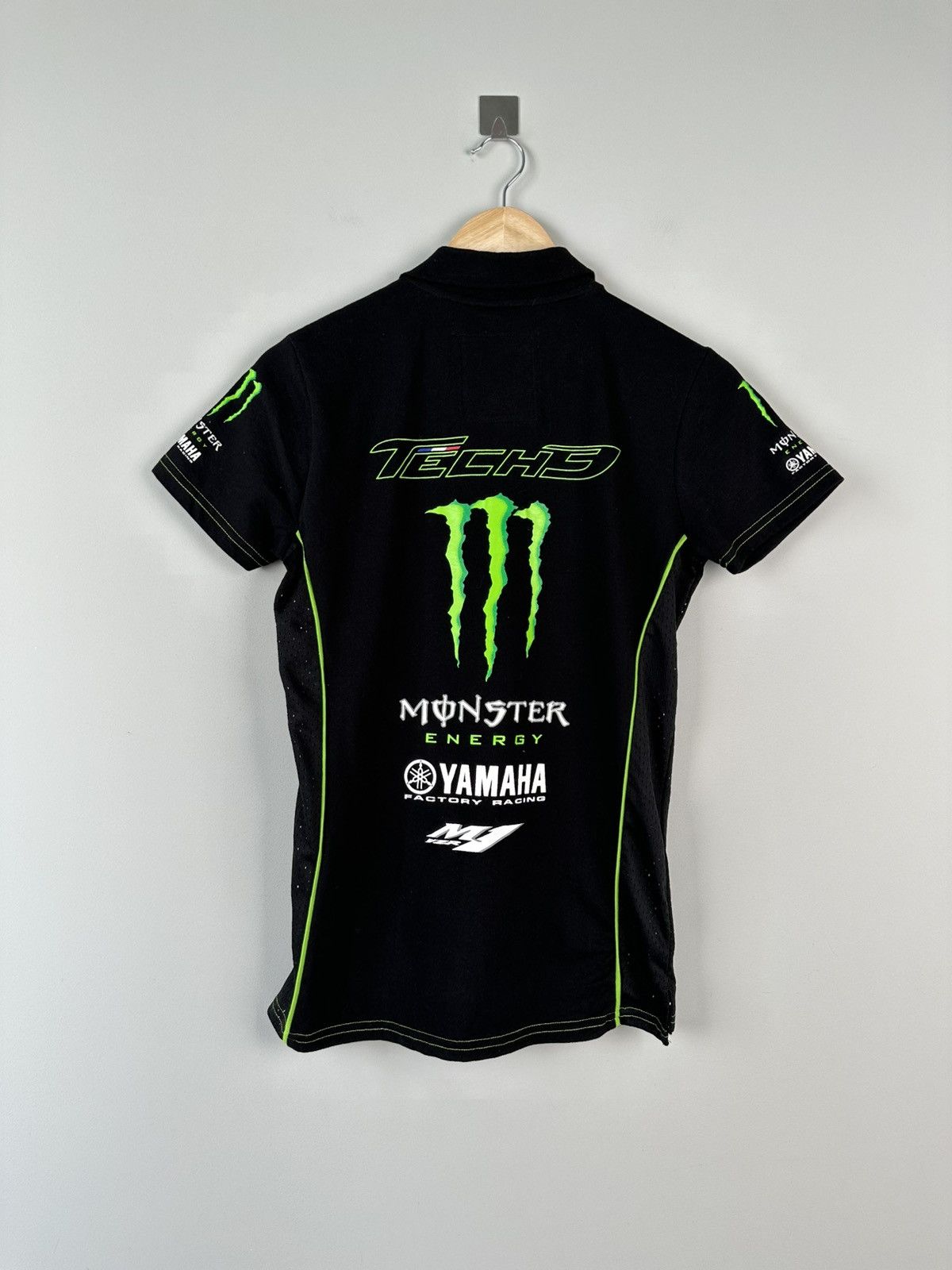 Yamaha Vintage Y2k Yamaha Monster Energy Racing Polo Shirt Size US L / EU 52-54 / 3 - 3 Thumbnail