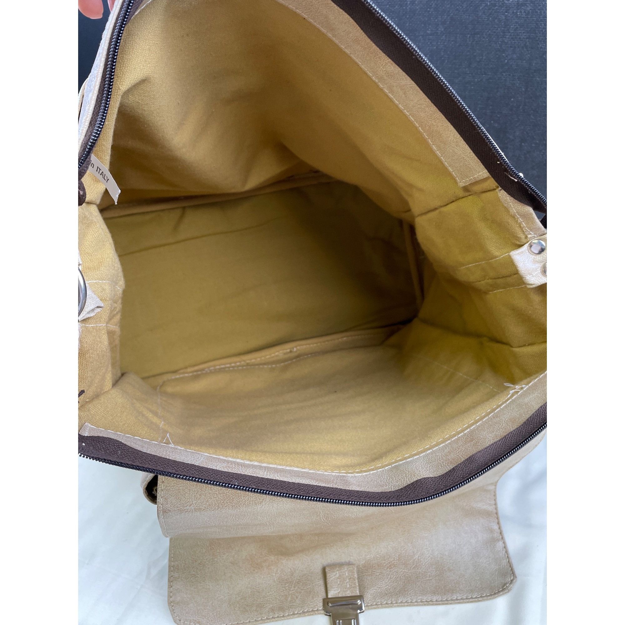 Other Nuccio Bentory Unisex Beige Travel Bag/Carry on bag SKU 5081 Size ONE SIZE - 13 Thumbnail