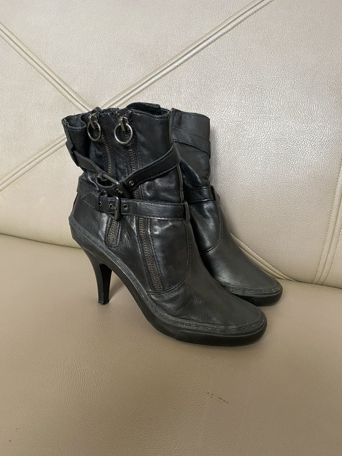 ASH Ash leather boots heels Size US 8 / IT 38 - 3 Thumbnail