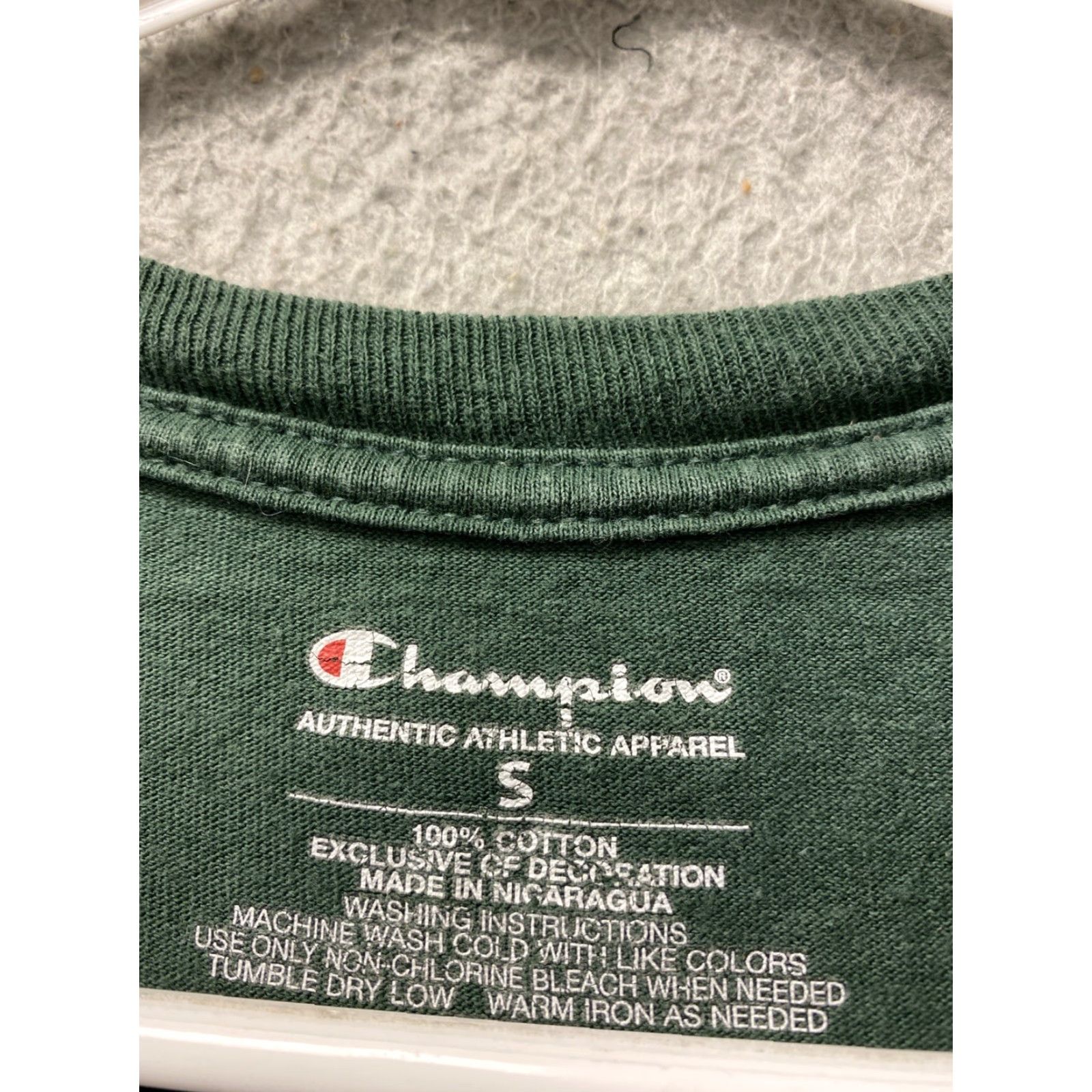 Champion Champion T-Shirt Men's Jersey Crew Neck Short Sleeve Logo 118-1 Small 100% Cotton Graphic Tee Sports Logo Mens Size US S / EU 44-46 / 1 - 3 Thumbnail