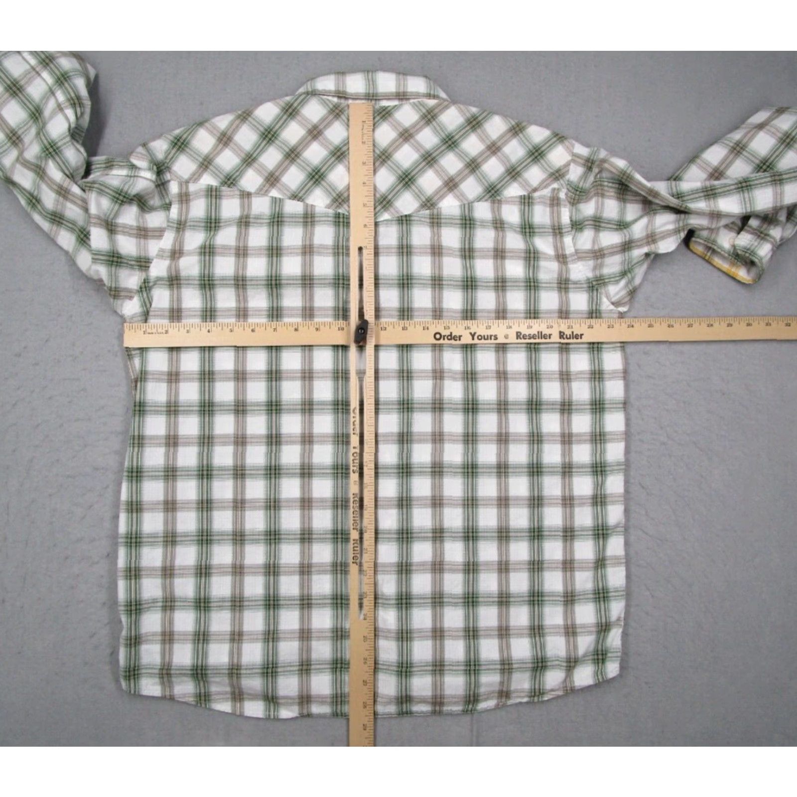 Patagonia Patagonia Shirt Mens Large Green Check Button Up Long Sleeve Organic Cotton Size US L / EU 52-54 / 3 - 5 Thumbnail