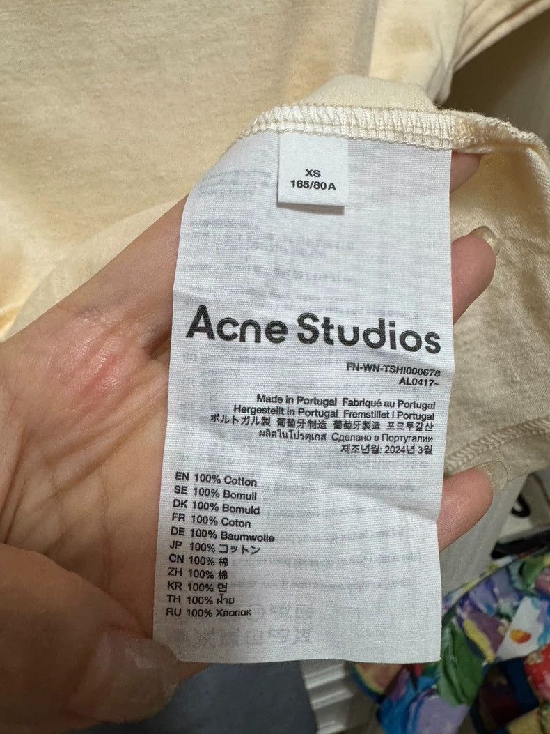 Acne Studios Acne Studios White lettered short-sleeved shirt Size US XS / EU 42 / 0 - 4 Thumbnail