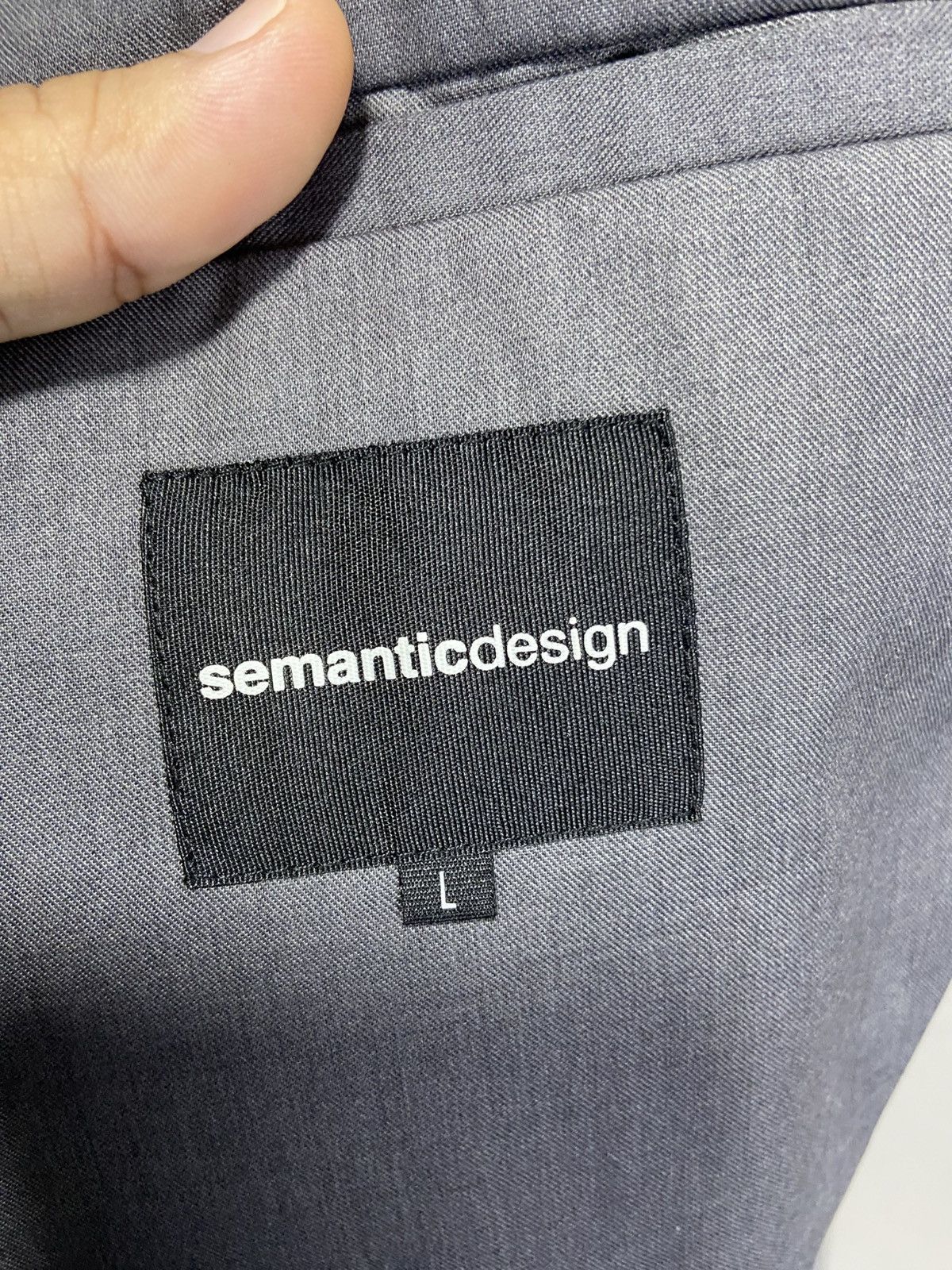 Designer × Japanese Brand × semanticdesign Semantic design blazer Size L / US 10 / IT 46 - 5 Thumbnail