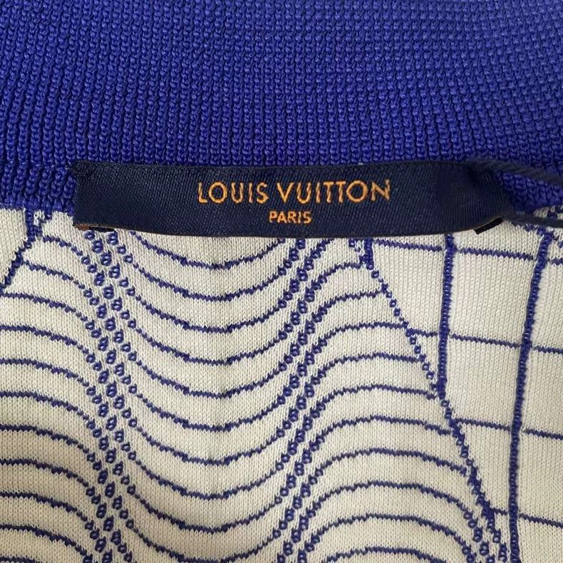 Louis Vuitton Louis Vuitton Blue Line Zip Jacket 2501-Nextarrow Size US L / EU 52-54 / 3 - 3 Thumbnail