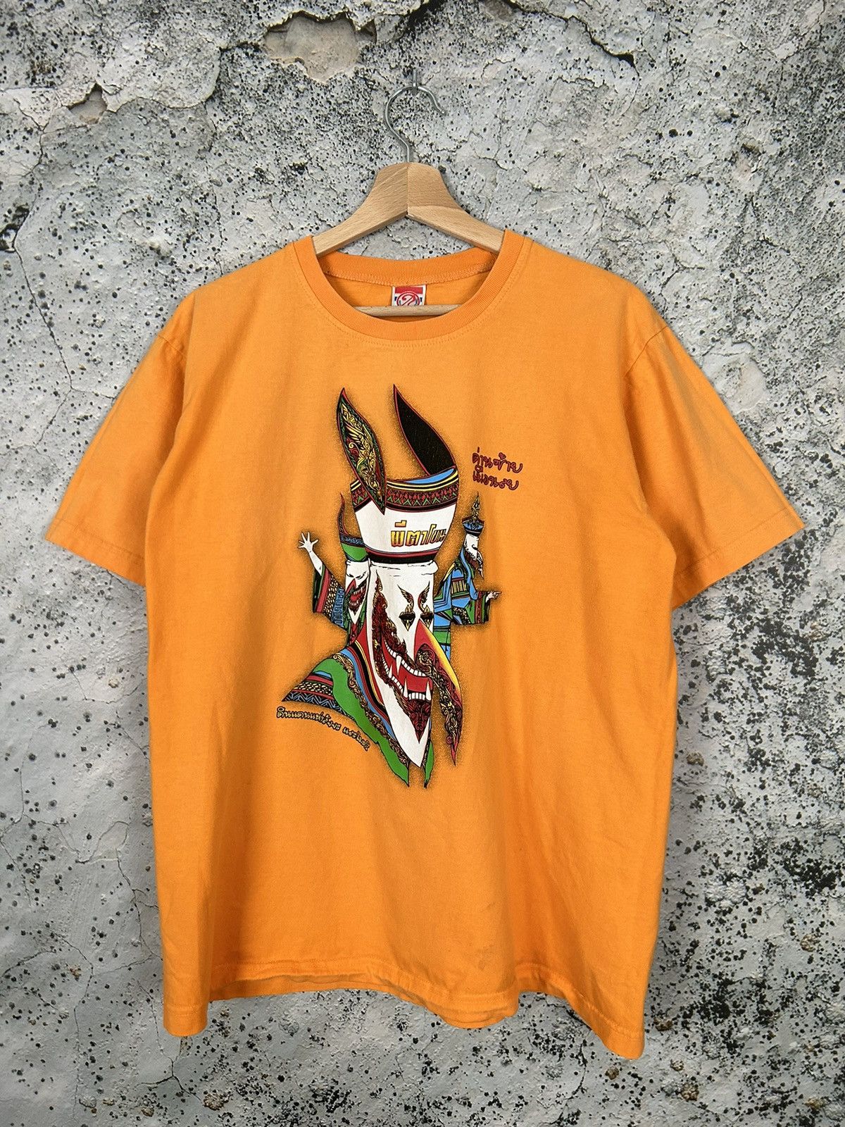 Vintage Vintage Chinese Graphic Tee Retro 90s Avant-garde Size US L / EU 52-54 / 3 - 1 Thumbnail