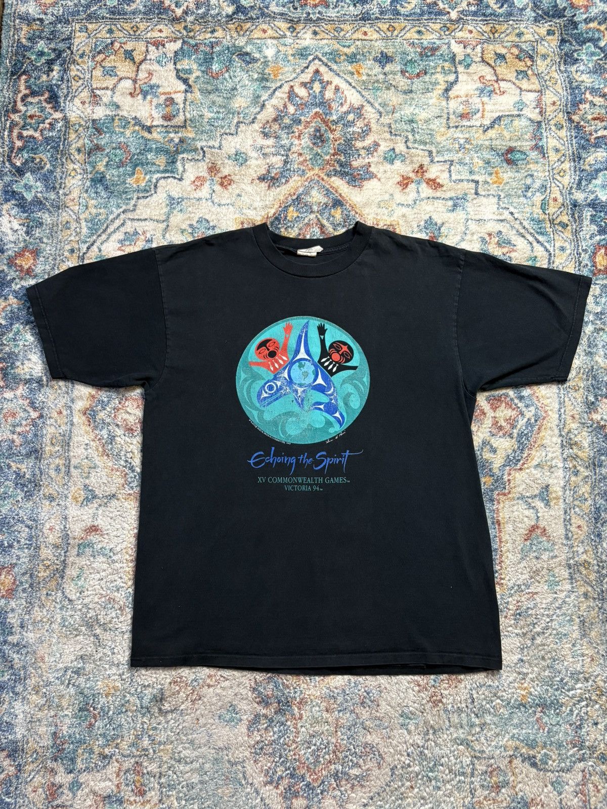 Vintage Vintage Commonwealth Games Victoria T-shirt Size XL Size US XL / EU 56 / 4 - 1 Thumbnail