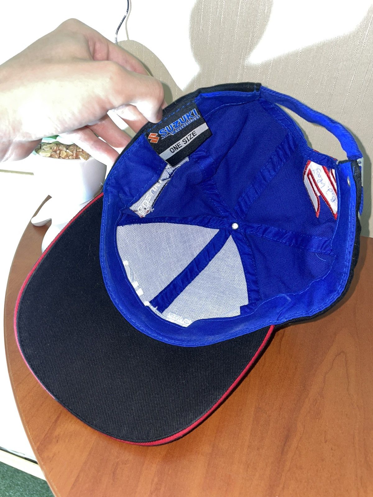 Vintage Suzuki vintage racing cap 90s Size ONE SIZE - 7 Thumbnail