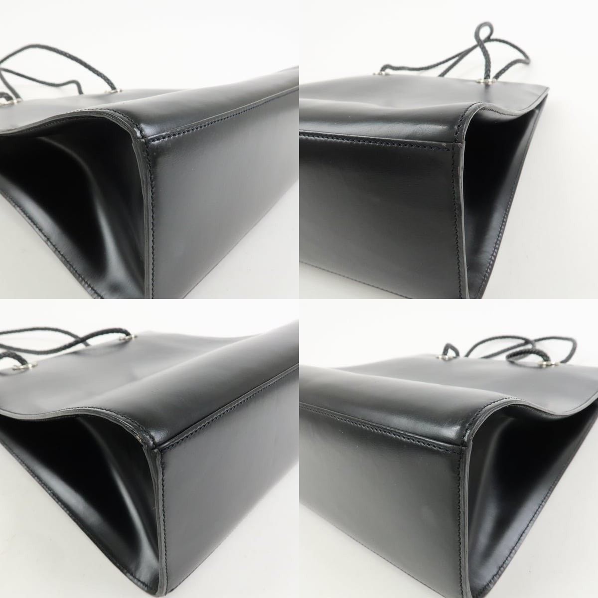 Cartier Cartier Leather Shoulder Tote Black Size ONE SIZE - 5 Thumbnail