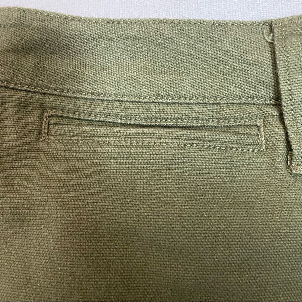 Madewell New Madewell Cotton Olive High Rise Shorts Size 30 Size 30" / US 8 / IT 44 - 5 Thumbnail