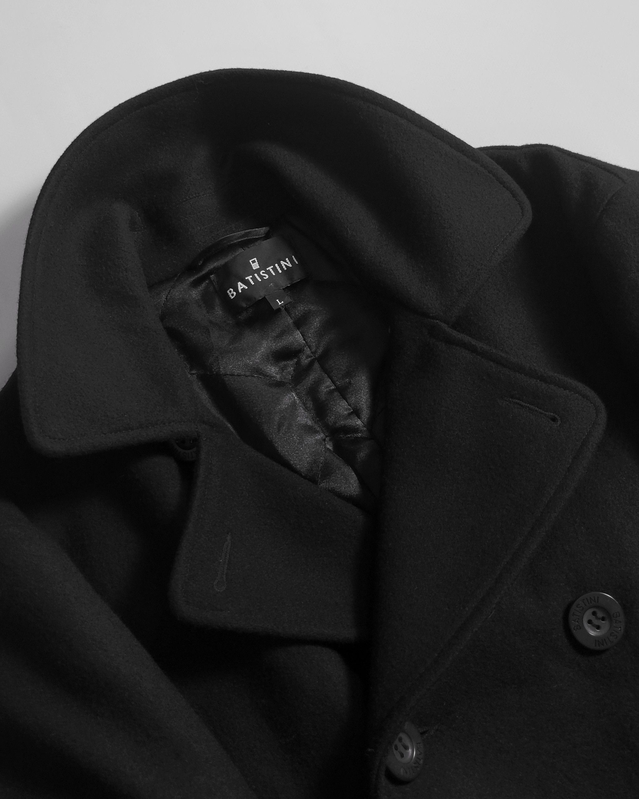 Vintage Wool Navy Peacoat Jacket Military / Sailor Style Size US L / EU 52-54 / 3 - 6 Thumbnail