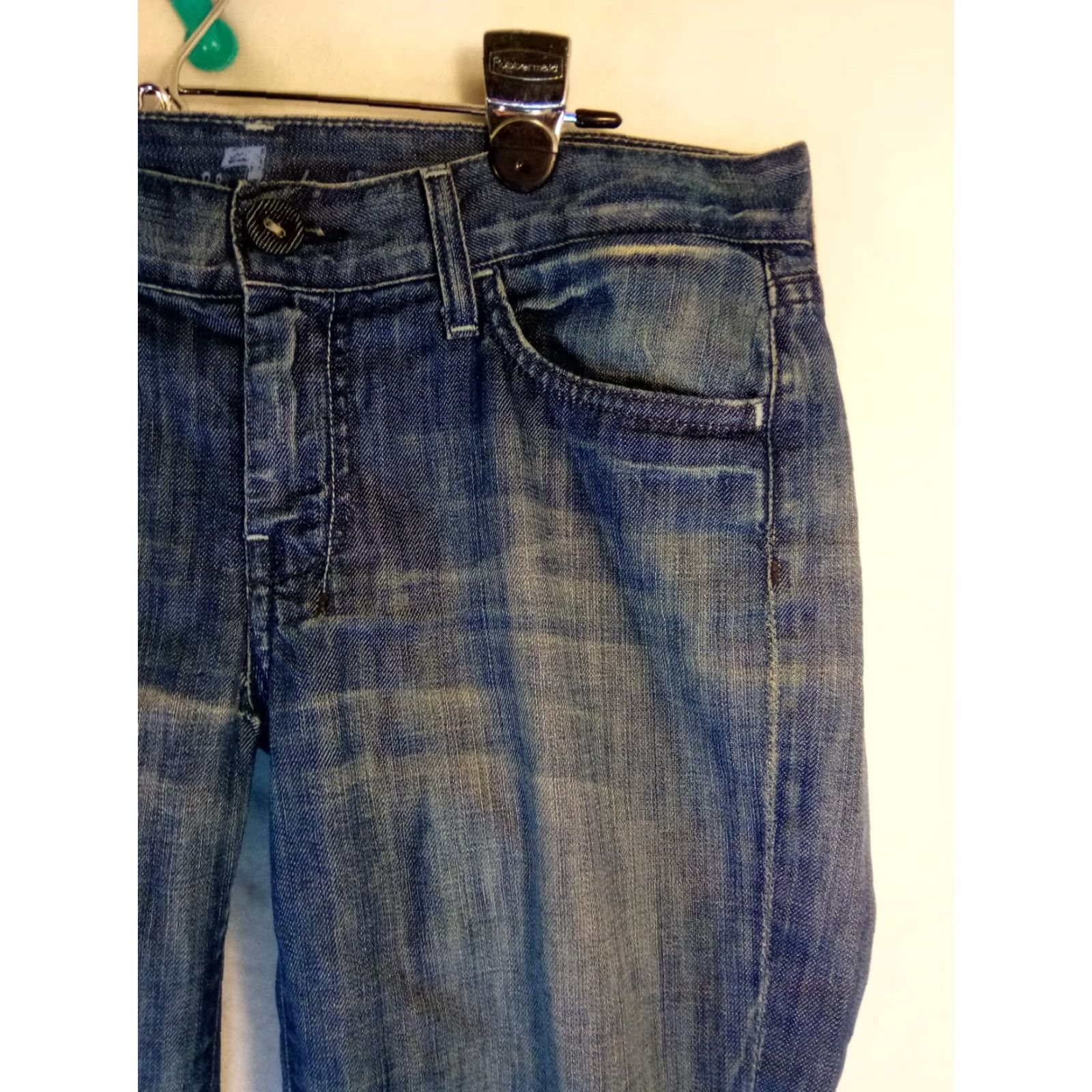 7 For All Mankind 7 For All Mankind Capri Pants Women Denim Blue 28 Waist 34" Zip Button 5-Pocket Regular Capris Vintage? No 90s? (avoid) Size 28" / US 6 / IT 42 - 4 Thumbnail