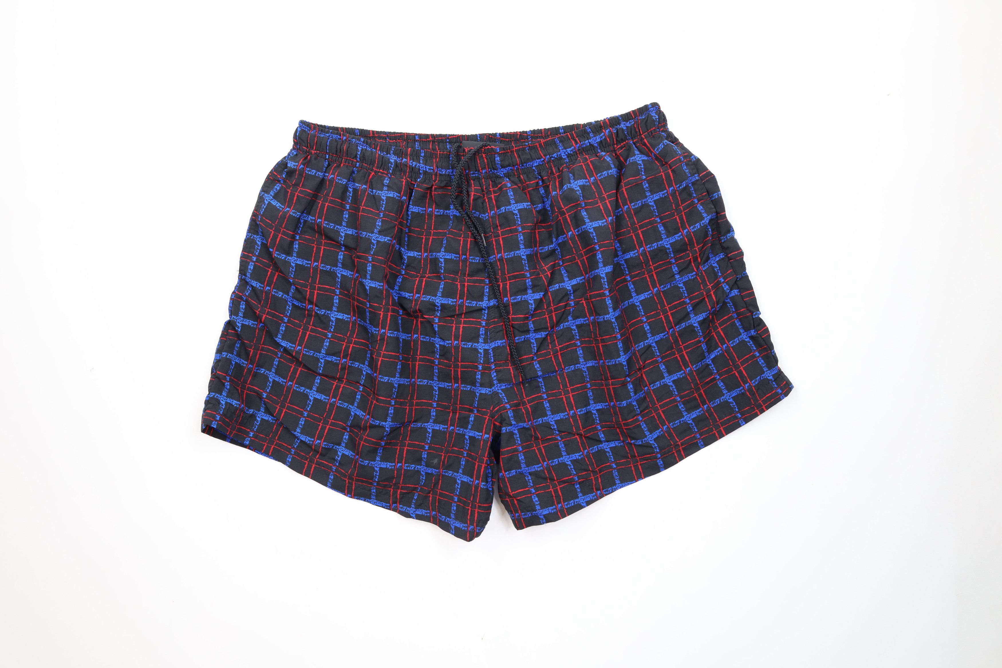 Vintage Vintage 90s Streetwear Above Knee Lined Shorts Swim Trunks Size US 36 / EU 52 - 1 Thumbnail