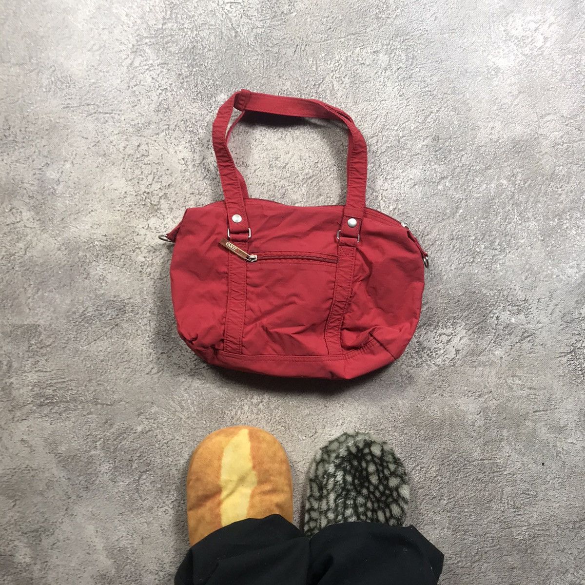 Vintage Vintage Y2K Red Crossbody Pocket Bag Streetwear Baggy OS Size ONE SIZE - 7 Thumbnail