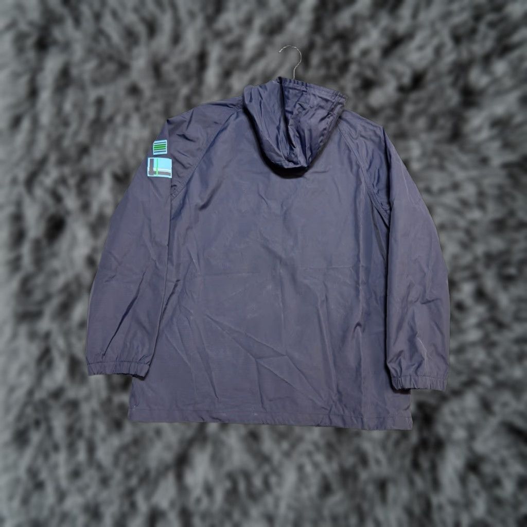 Tory Burch Tory Burch Sport All-Weather Jacket Navy Blue L Women Full Zip Hooded Waterproof Wind-Resistant Logo Quilted Outdoor All Seasons Jacket Size L / US 10 / IT 46 - 1 Thumbnail