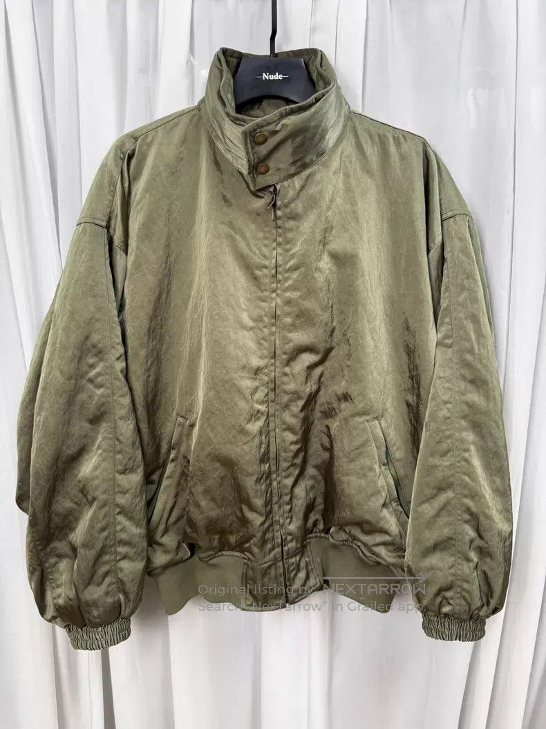 Hed Mayner Hed Mayner Metallic nylon stand collar jacket| Size US XXS / EU 40 - 1 Thumbnail