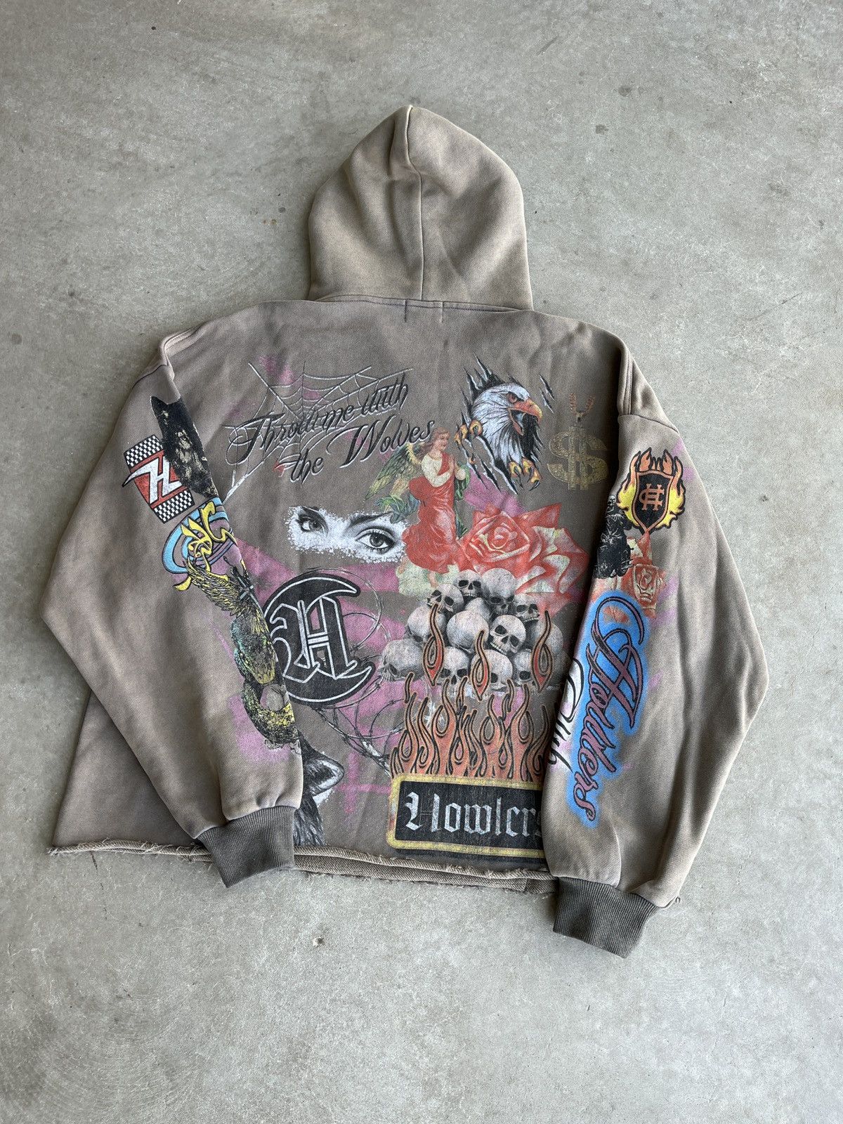 Other Howlers Club Faded Graphic Hoodie (unisex) Size US L / EU 52-54 / 3 - 2 Thumbnail