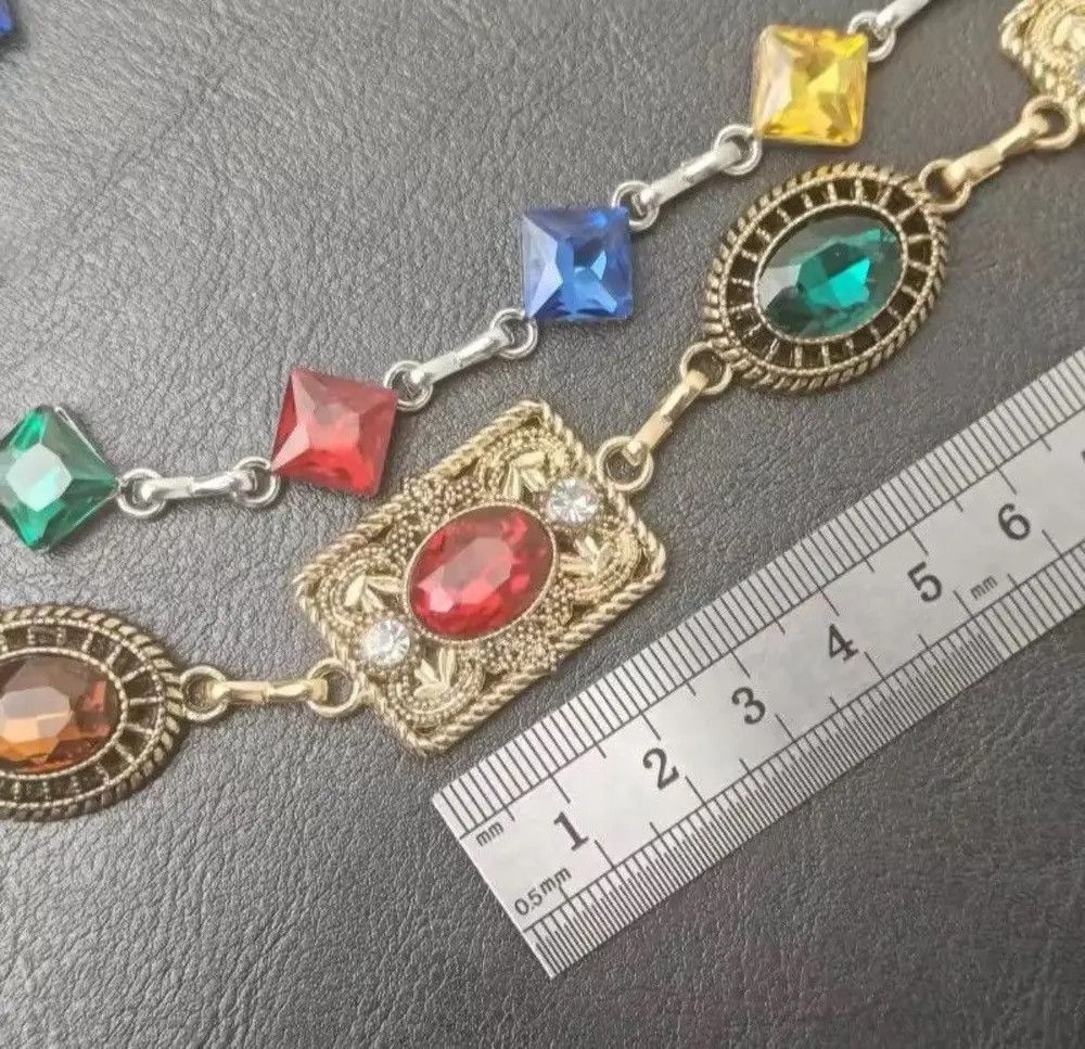 Jewelry Agate Retro Pants Chain Waist Chain Size ONE SIZE - 4 Thumbnail