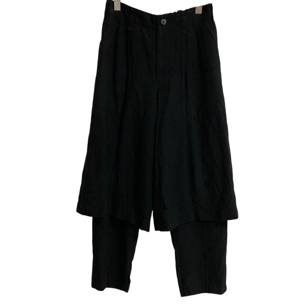Issey Miyake Issey Miyake Issey Miyake TWO AS ONE PANTS Material Pants Textile Pants IM41FF510 DUTY FREE for USA Size ONE SIZE - 1 Thumbnail