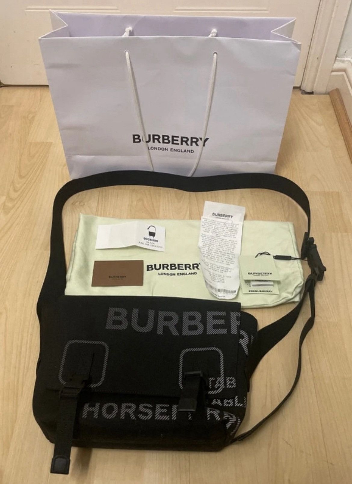 Burberry Rare Burberry messenger crossbody bag Size ONE SIZE - 2 Thumbnail
