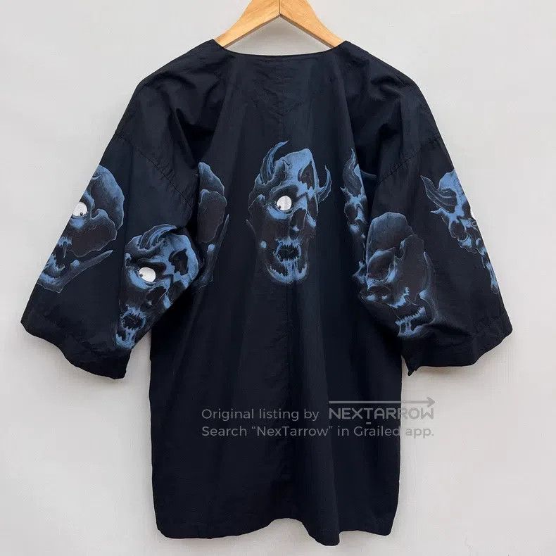 Wacko Maria Wacko Maria Co-branded Japanese ghost shirt Size US M / EU 48-50 / 2 - 4 Thumbnail