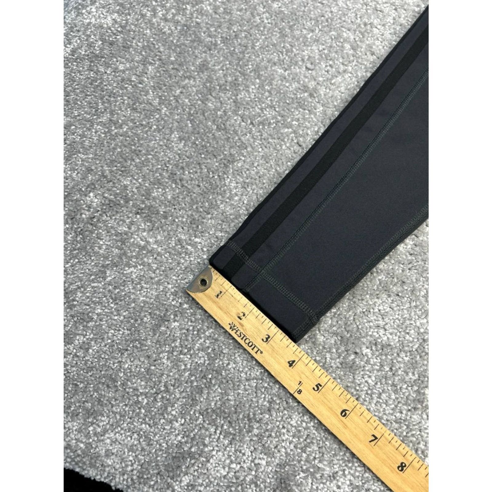 Adidas adidas Climalite Leggings Womens Medium Gray 3 Stripes Trefoil Logo Mid Rise Size 32" / US 10 / IT 46 - 6 Thumbnail