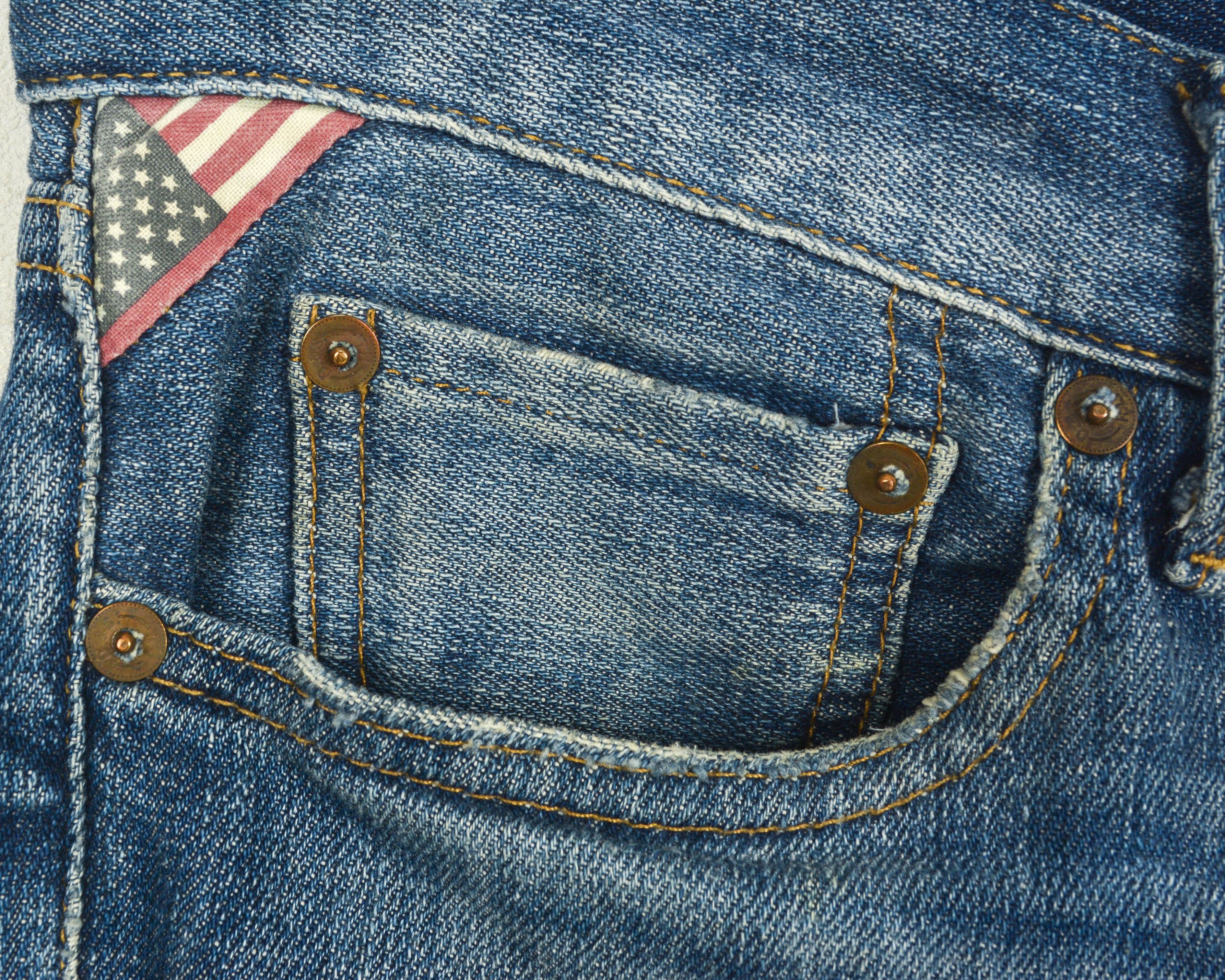 RRL Ralph Lauren DS Graham Skinny stretch distressed W29 L32 y2k jeans pants Size US 29 - 3 Thumbnail