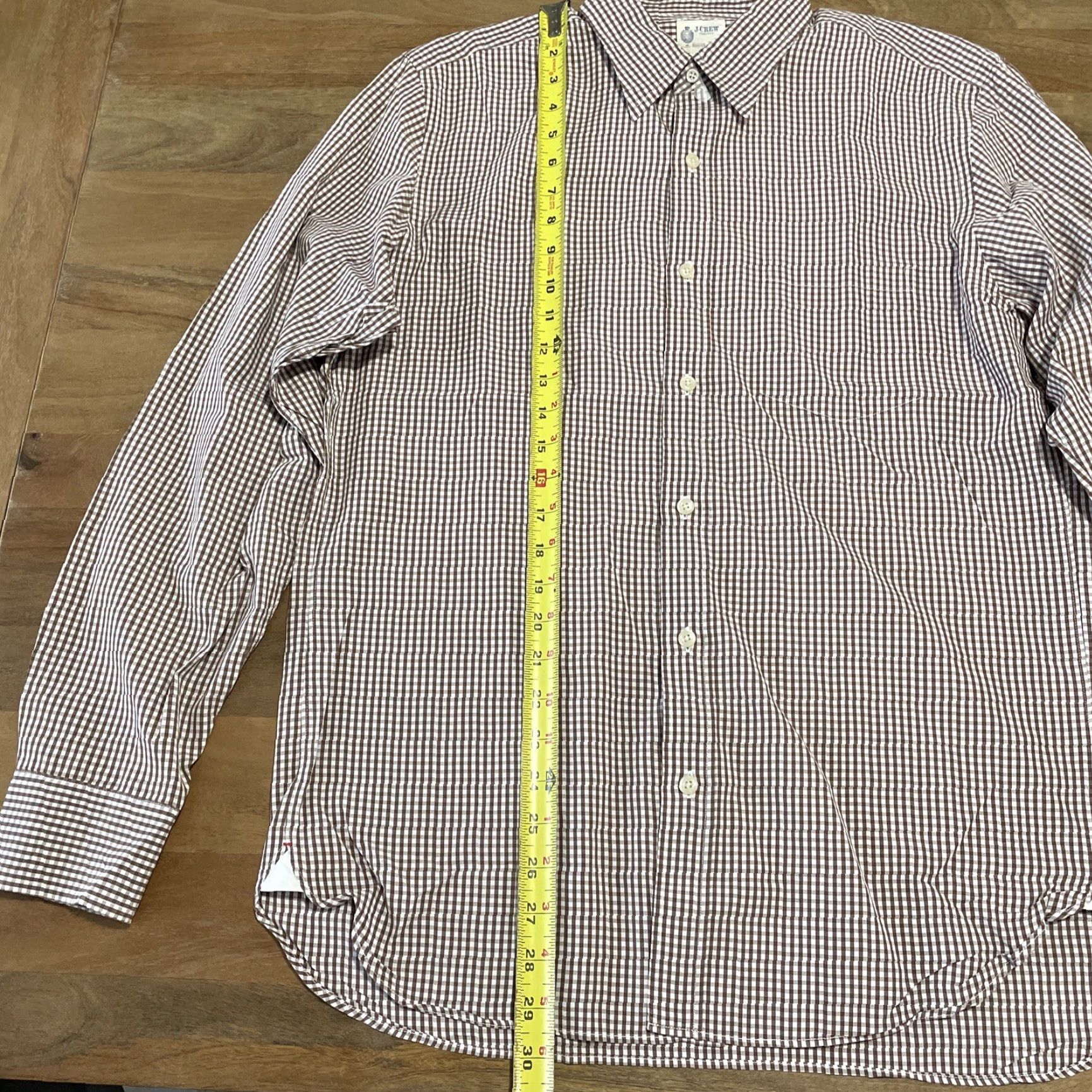 J.Crew J.Crew Gingham Plaid Shirt Men’s M 15-15.5 Cotton Long Sleeve Button-Down Preppy/College/Nerd/Hipster University Multicolor Button-Up Shirt Size US M / EU 48-50 / 2 - 6 Thumbnail
