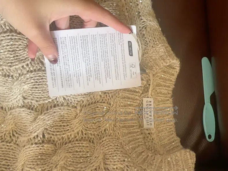 Brunello Cucinelli Brunello Cucinelli Glitter Sweater Size S / US 4 / IT 40 - 2 Thumbnail