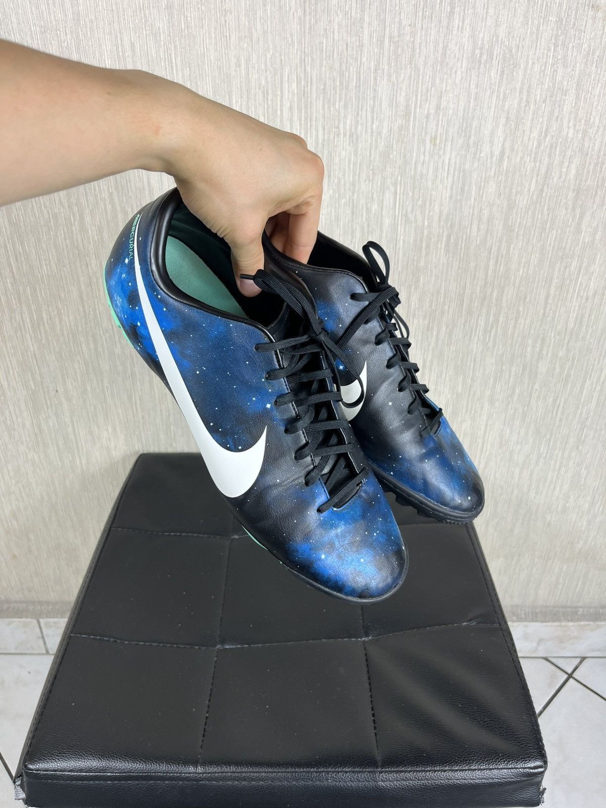 Nike Vintage Nike mercurial CR7 victory 4 galaxy soccer shoes y2k Size US 11.5 / EU 44-45 - 24 Thumbnail