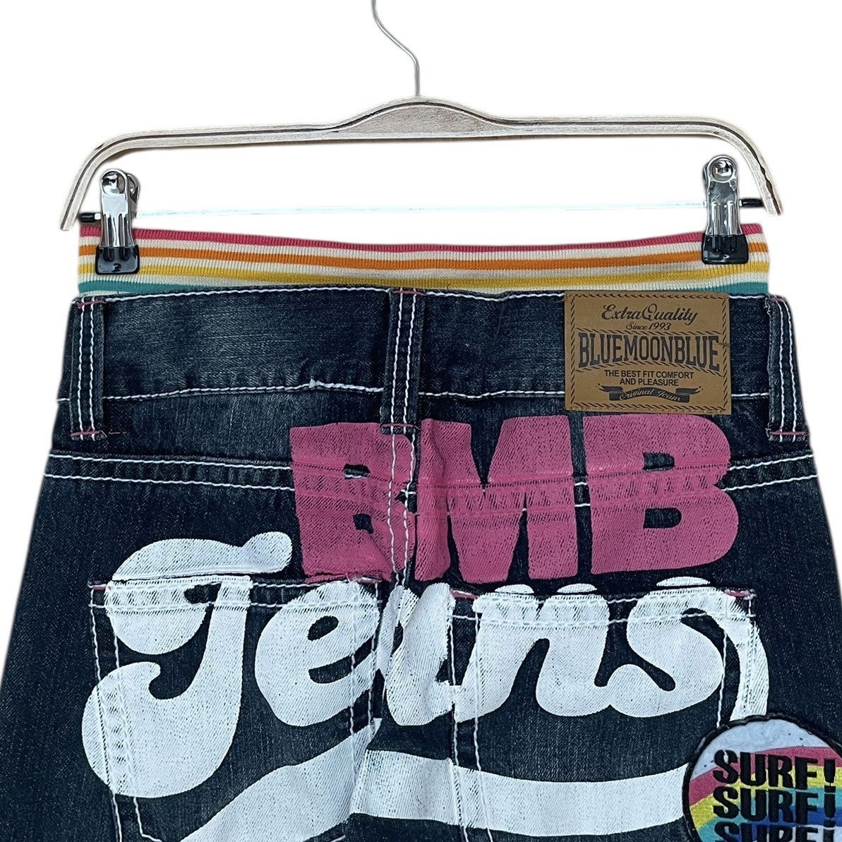 Japanese Brand × Vintage Vintage Japanese Brand Blue Moon Blue Jeans 2000s Size US 26 / EU 42 - 8 Thumbnail