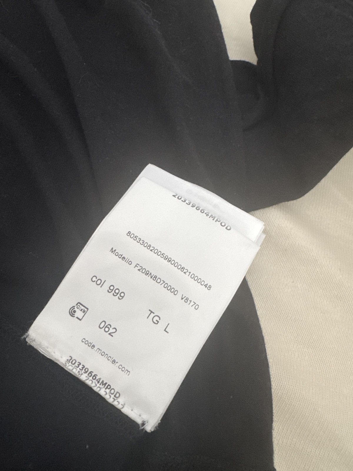 Moncler × Rick Owens Moncler x Rick Owens Longsleeve Size US L / EU 52-54 / 3 - 8 Thumbnail