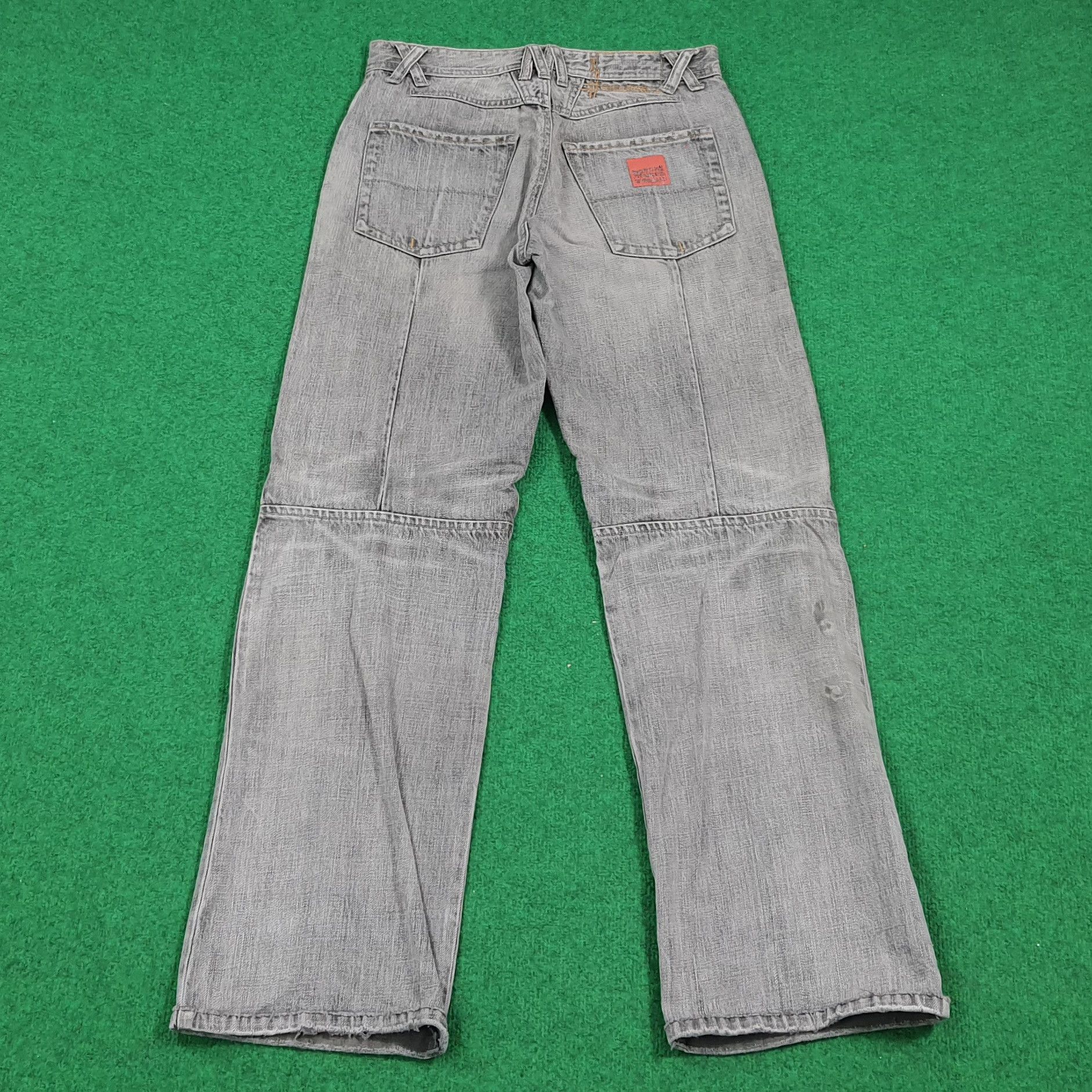 Marithe + Francois Girbaud Vintage Marithe Francois Girbuid Grey Baggy Jeans C280N19 Size US 29 - 4 Thumbnail