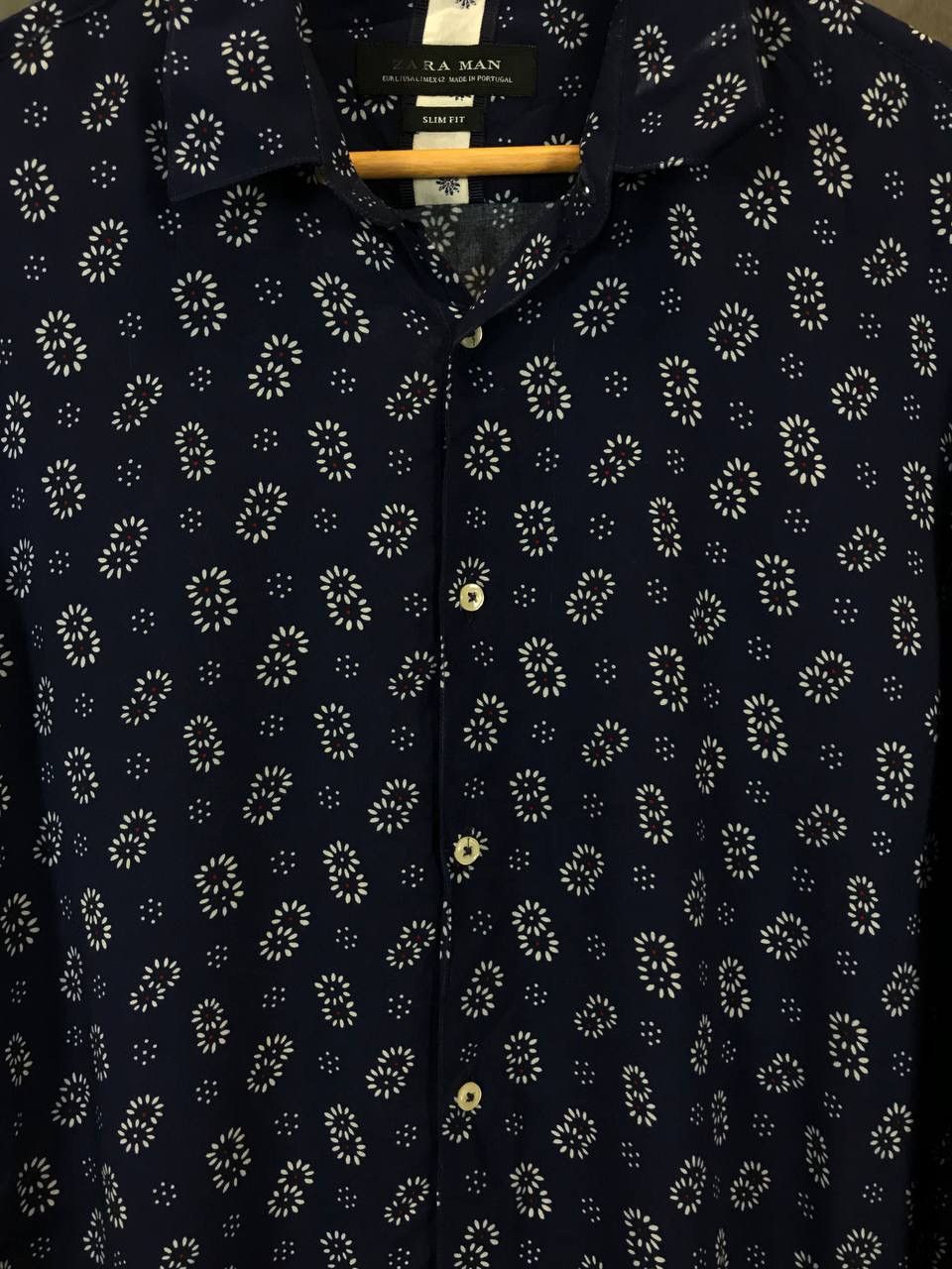 Zara Zara Man crazy monogram shirt Size US L / EU 52-54 / 3 - 3 Thumbnail
