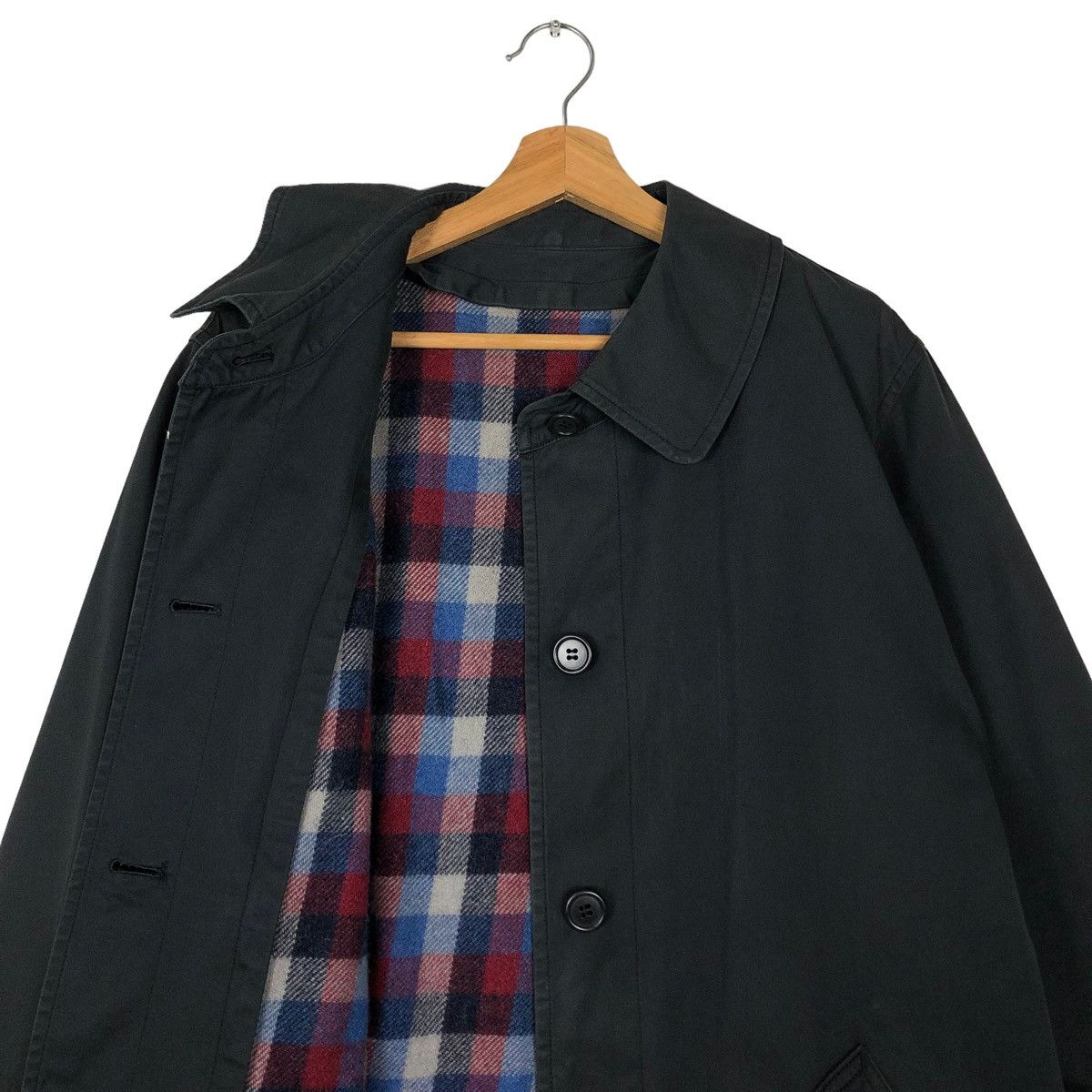 Issey Miyake 🔥90’s Vintage Long Jacket Issey Miyake Blanket Lining Tartan Size US M / EU 48-50 / 2 - 10 Thumbnail