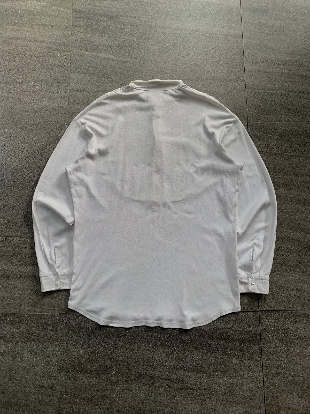 Issey Miyake FREE TAX! Half Buttoned Pleated Ls Shirt Size US L / EU 52-54 / 3 - 4 Thumbnail