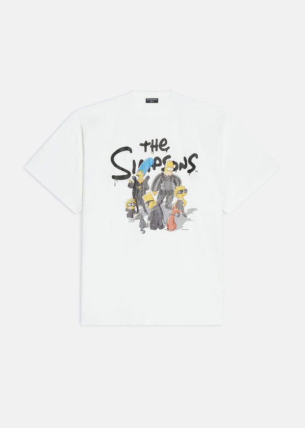 image of Balenciaga O1S1Rm0224 T-Shirt In White, Men's (Size Large)