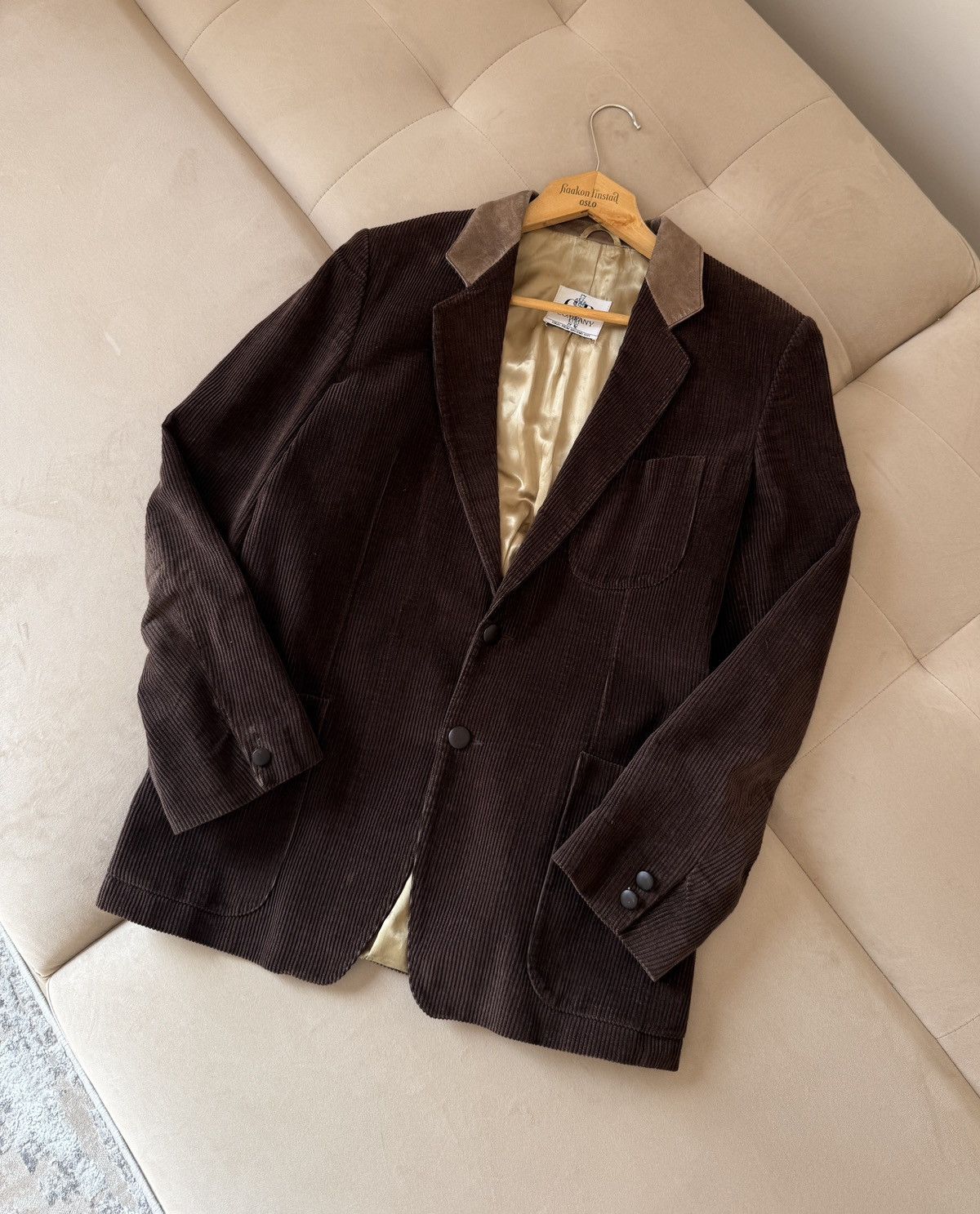 C.P. Company Archival C.P. Company Corduroy Blazer by Massimo Osti Size 40S - 2 Thumbnail