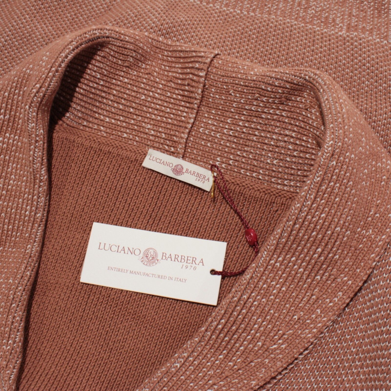 Luciano Barbera Luciano Barbera Sweater Size US M in Orange Size US M / EU 48-50 / 2 - 1 Thumbnail