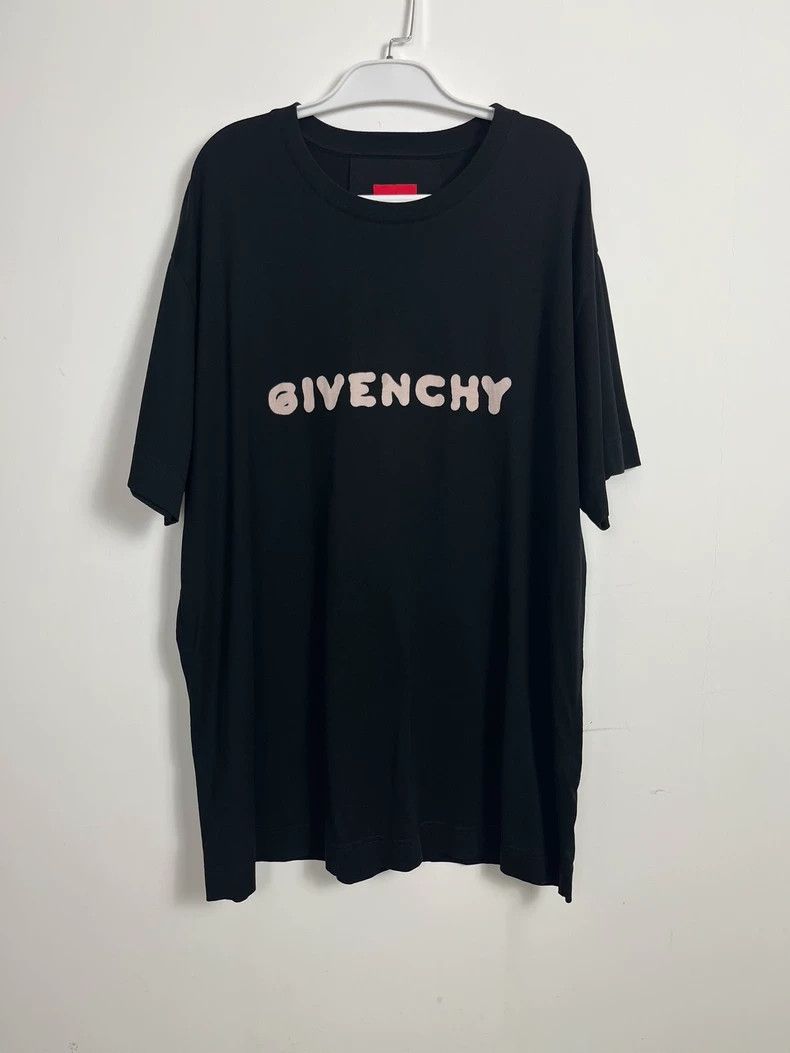 Givenchy Givenchy Black short-sleeve T-shirt, XXL size, back graffi Size US XXL / EU 58 / 5 - 1 Thumbnail