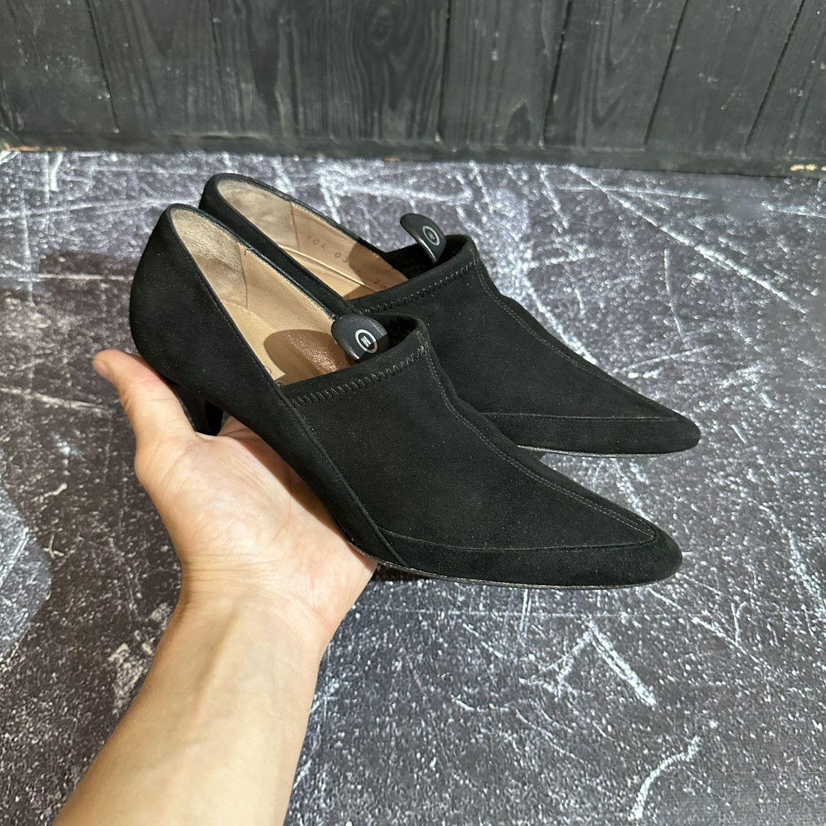 Gucci GUCCI - Women’s Black Suede Heels pumps Size 35C Size US 5 / IT 35 - 2 Thumbnail